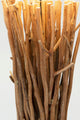 Stehlampe Palmaria Holz mit Schirm Rund 177 cm Natur