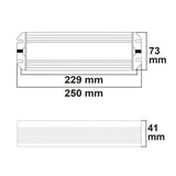 200W zertifiziertes Einbaunetzteil Dimmbar 24V IP67