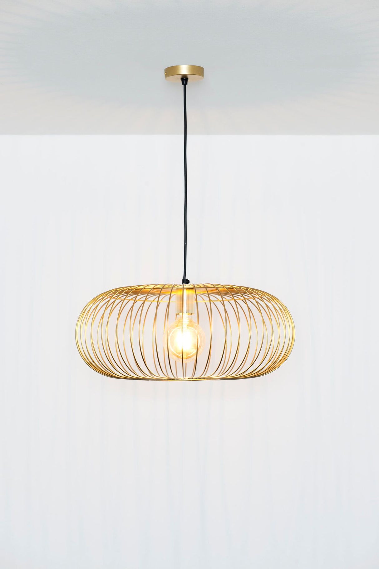 Pendellampe Protetto Premere Rund Ø 40cm Gold