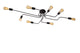 Plafoniera Lester a 8 luci (2)