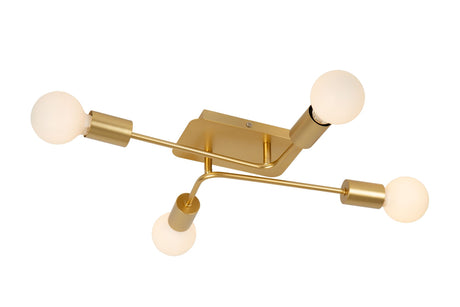 Plafonnier Lester 4 lumières Retro (1)