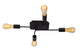 Taklampe Lester 4-flammig Retro (2)
