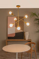 Plafonnier Lester à 6 lampes orientables (3)