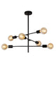 Plafonnier Lester à 6 lampes orientables (2)
