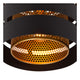 Plafoniera Rosas a 1 luce, forma a tamburo Ø26 cm Nero (3)