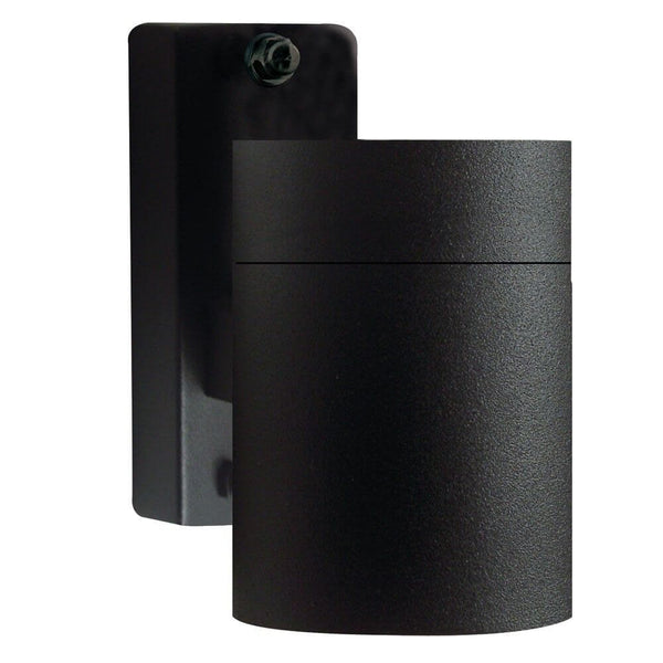 Tin Außen-Wandleuchte IP54 Down Schwarz in modernem Design, ideal für Außenbereiche.