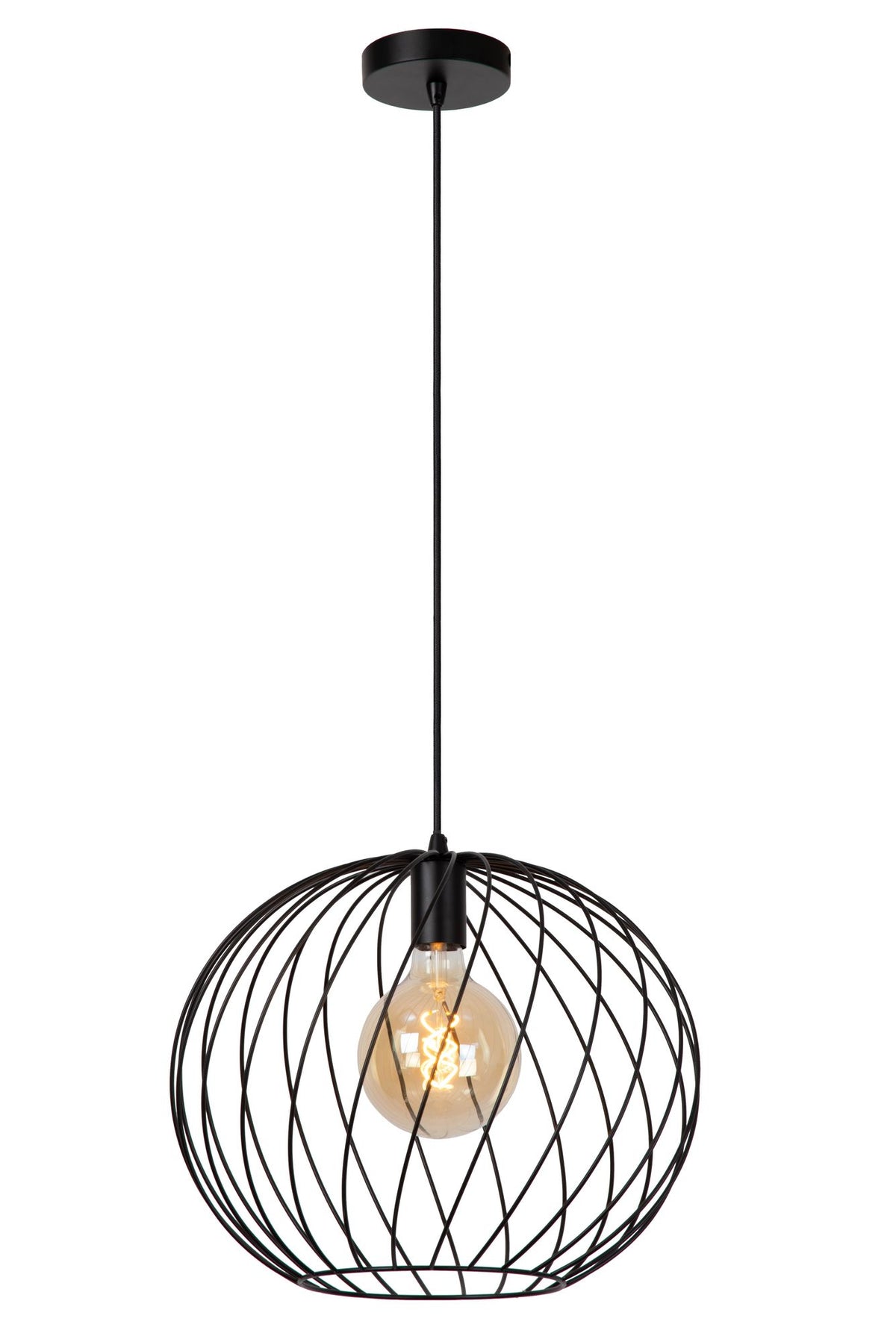 Taklampe Danza 1-lyskilde dimbar høydejusterbar Ø 40cm (2)