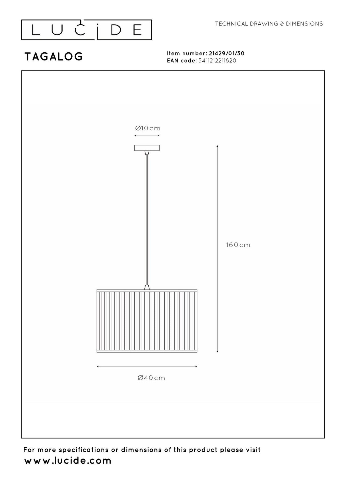 Hanglamp Tagalog bamboe zwart (6)