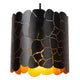 Suspension Almelo à 3 flammes avec motif girafe Noir (3)