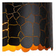 Lampada a sospensione Almelo in forma cilindrica con motivo giraffa, regolabile in altezza, nero, ottone 40cm (4)
