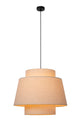Hänglampa Tribute med tygskärm, höjdjusterbar Ø60 cm (2)