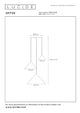 Pendelleuchte Spitze 3-flammig Ø 68cm (3)