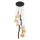 Lampada a sospensione Josiane a 6 luci regolabile in altezza Ø 55cm (2)