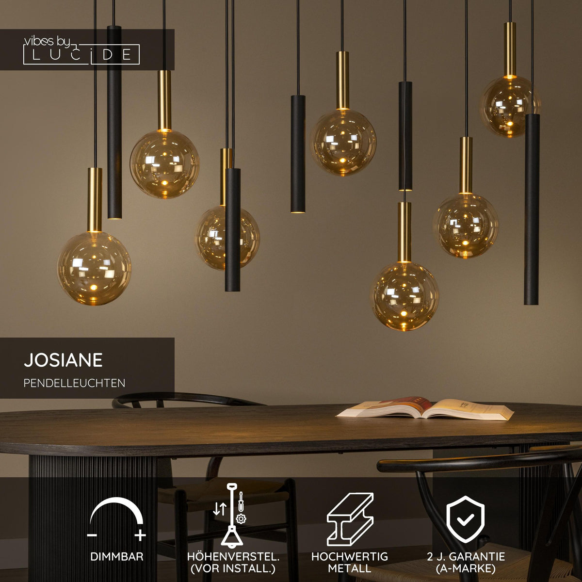 Hängelampe Josiane 7-flammig (6)