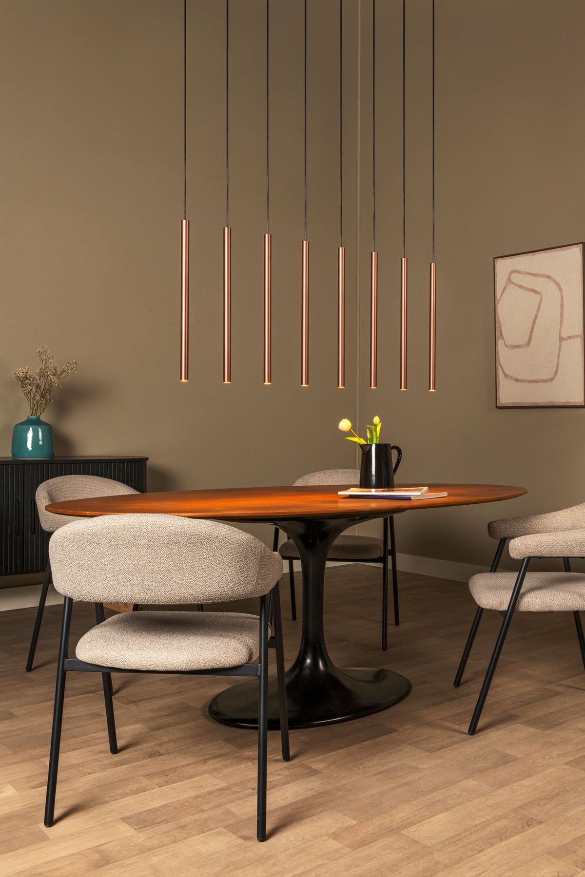 LED-Pendelleuchte Phoenix 8-flammig dimmbar (1)