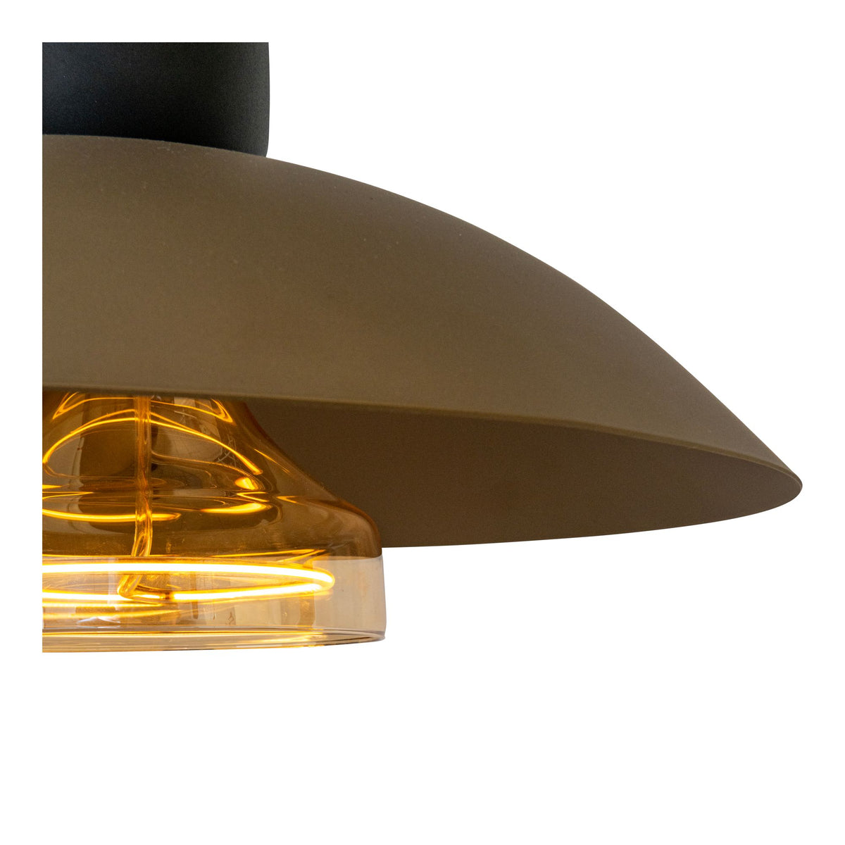 Taklampa Grantham 1-ljus Ø 40 cm höjdjusterbar kaffe (3)
