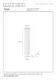 Floor lamp Fold 2-light with cable switch White 120cm (4)
