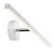 IP S13 LED Wandleuchte Weiß an der Wand montiert mit modernen Design und warmem Licht.