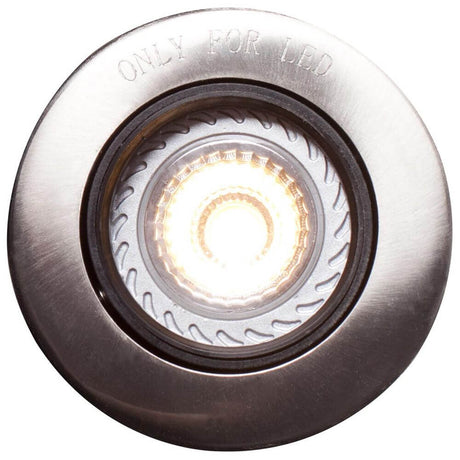 Mixit Pro recessed ceiling light brushed aluminium with LED spotlight. Ideal for indoor and outdoor use.