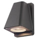 WallYX GU10 Wandleuchte anthrazit max. 50W IP44 - moderne und vielseitige Außenbeleuchtung.