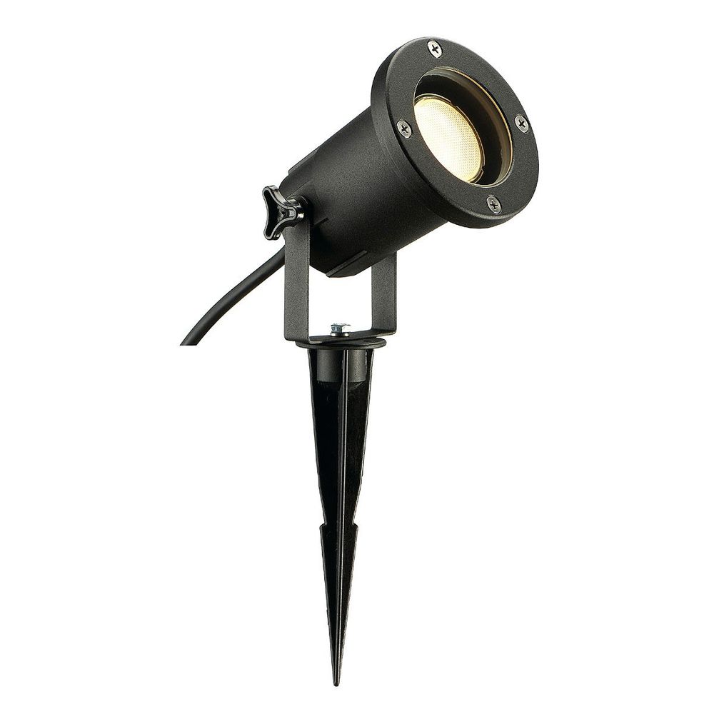 Nautilus Spike XL spotlight including 1.5m cable with plug black