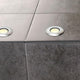 Trail-Lite Einbauleuchte Edelstahl 316 4 LED 0,3W Warmweiß auf Bodenplatten installiert