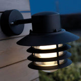 Vejers Down Outdoor Wall Light Black