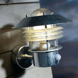 Vejers Sensor Outdoor Wall Light Zinc