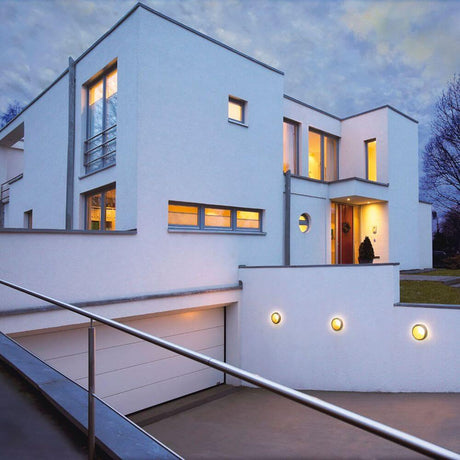 Lampada a soffitto Bulan attorno a Grey Silver E14 Max