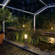 Big NAILS 50 Stehleuchte Edelstahl E27 ESL max. 15W IP44 im Gartenbeleuchtung Szenario