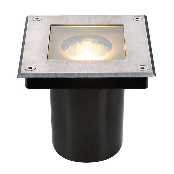 Dasar Square GU10 Bodeneinbaustrahler Edelstahl max. 35W IP67 für Außenbereich