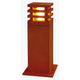 Rusty Square 40 Außenleuchte eisen gerostet E27 ESL max. 11W IP55 in stilvollem Design mit Rostoptik.