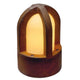 Rusty Cone Bodenleuchte eisen gerostet E14 max. 40W IP54 mit einzigartiger Rostoptik und warmem Licht.
