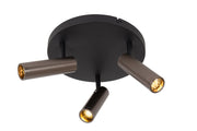 Faretti da soffitto Grado a 3 luci orientabili Ø25cm (1)