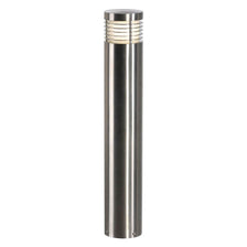 VAP SLIM 60 Stehleuchte Edelstahl gebürstet E27 max. 20W, runde Außenleuchte aus Edelstahl