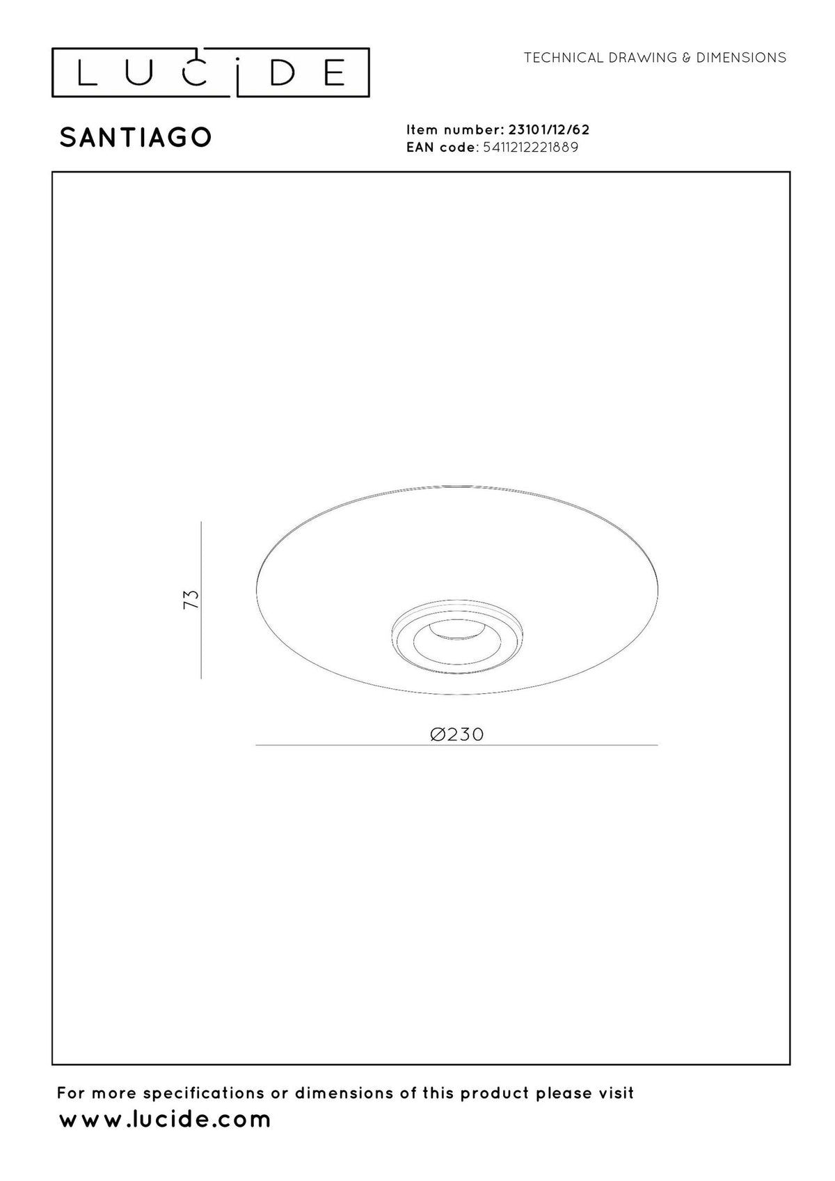 LED-Lámpara de techo Santiago CCT regulable Ø 23cm (5)