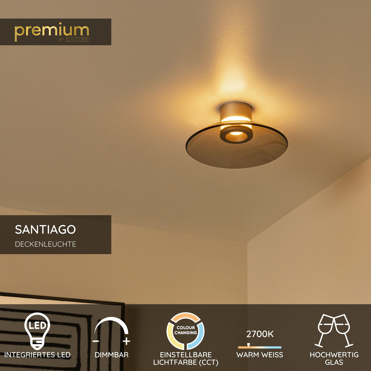 LED-Lámpara de techo Santiago CCT regulable Ø 23cm (4)