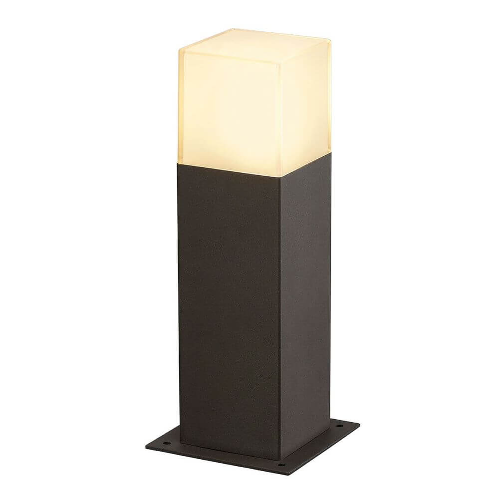 GRAFIT Stehleuchte SL 30 anthrazit weiß E27 ESL max. 11W IP44 elegante Aluminium-Standleuchte für Außenbereiche