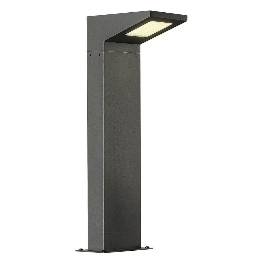 IPERI 50 Stehleuchte anthrazit 48 LED Neutralweiß 4000K quadratische Aluminiumleuchte für Außenbereich