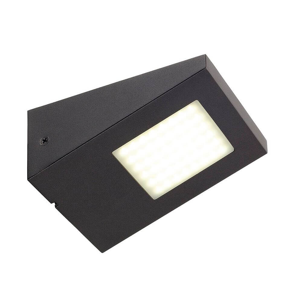 IPERI WL Wandleuchte anthrazit 48 LED Neutralweiß 4000K - elegante Außenwandleuchte mit SMD LEDs.