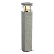 Arrock Granite 70 Stehleuchte Granit salt & pepper E27 max. 15W, wetterfeste Außenleuchte aus Naturgranit