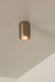 Ceiling light Braga 1-light Square Coffee, Black (1)