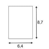 Quad 1 Wandleuchte eckig weiß LED 1x3W 3000K  SLV   