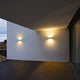 SITRA CUBE Wandleuchte weiß GX53 max. 9W an Außenwand, erzeugt gleichmäßige Lichtkegel UP/DOWN.