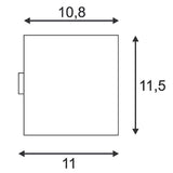 SITRA CUBE wall light white GX53 max. 9W