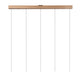 LED-Pendelleuchte Santiago 5-flammig dimmbar CCT Glas Amber 150cm (3)
