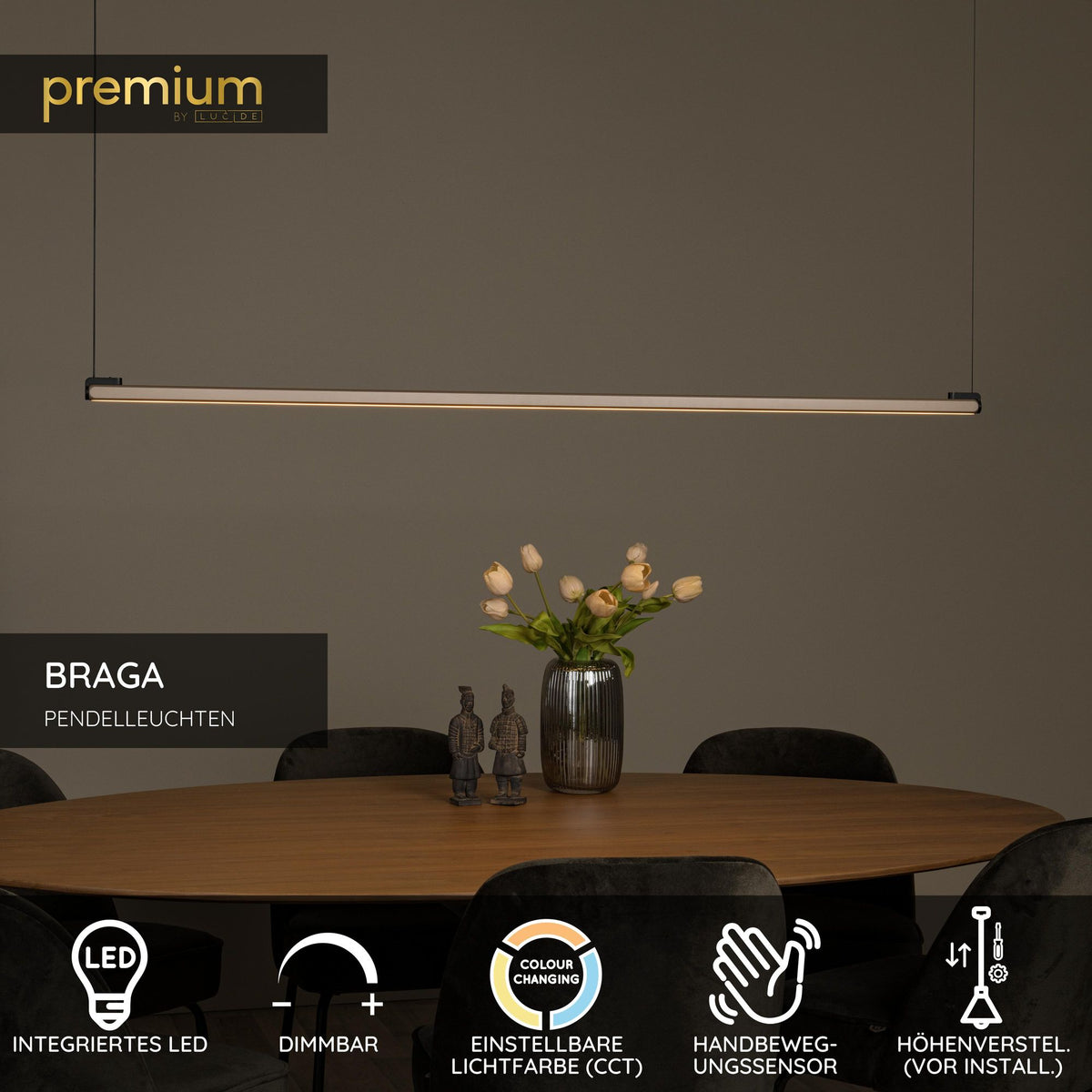 LED-Pendelleuchte Braga dimmbar CCT Gestensteuerung 150cm (6)