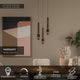LED-Pendelleuchte Margary 3-flammig dimmbar Kaffee (5)