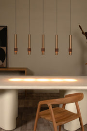 LED-Lampada a sospensione Margary a 5 luci dimmerabile (1)