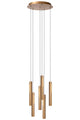 LED-Pendelleuchte Griffith 6-flammig CCT dimmbar Bronze (2)